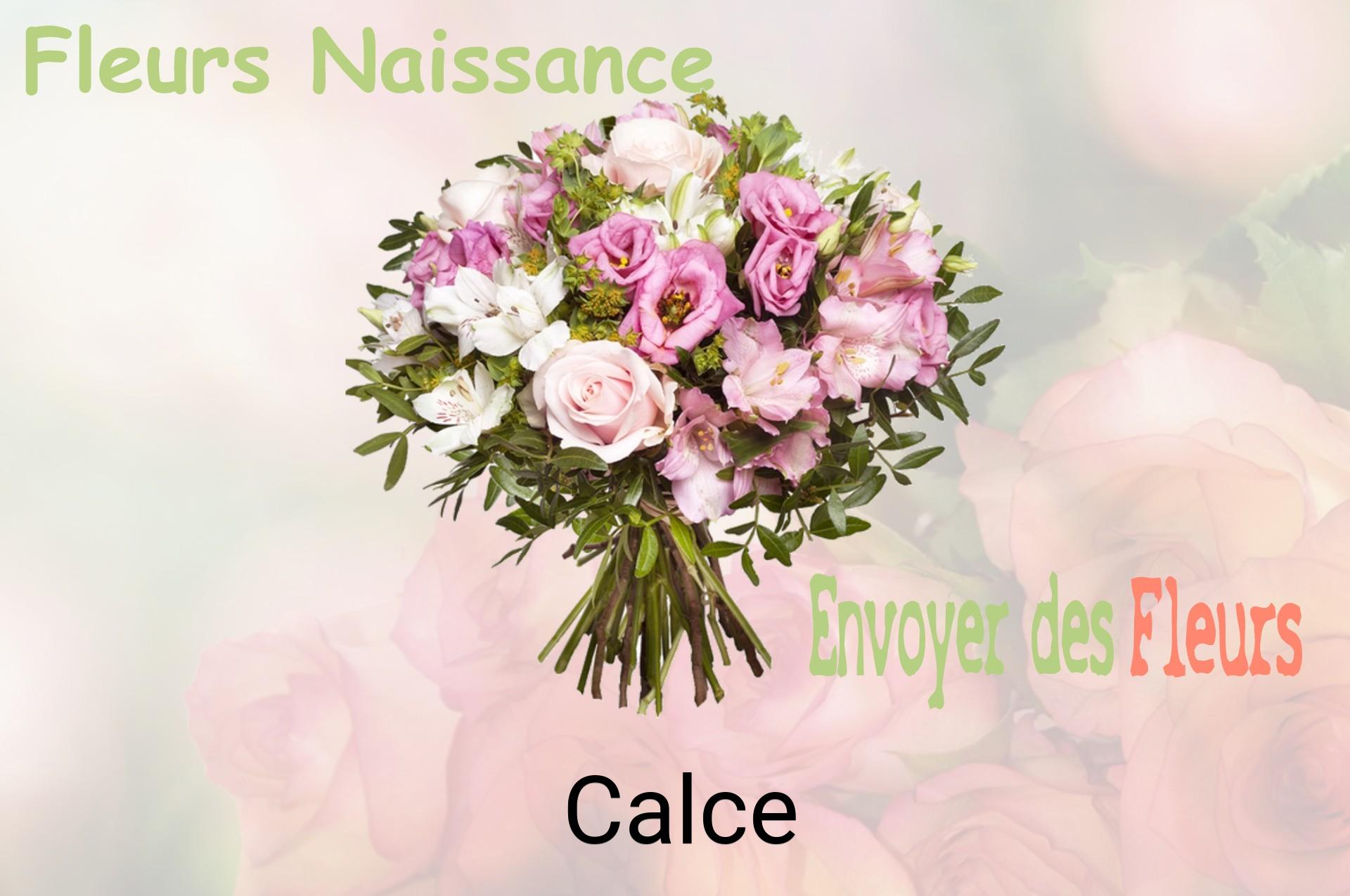 Bouquet de fleurs de naissance livré à Calce